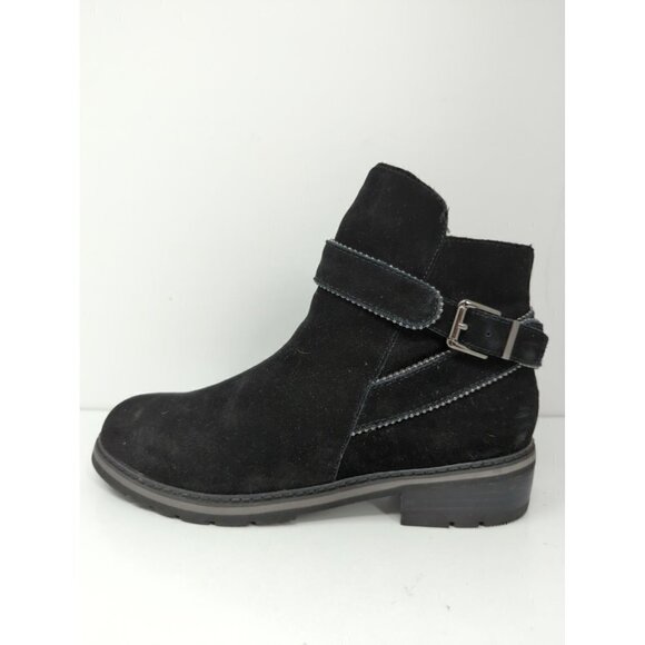 Blondo Boots Vital Ankle Booties Black Suede Casual Zip Waterproof Womens 8M - Picture 6 of 13